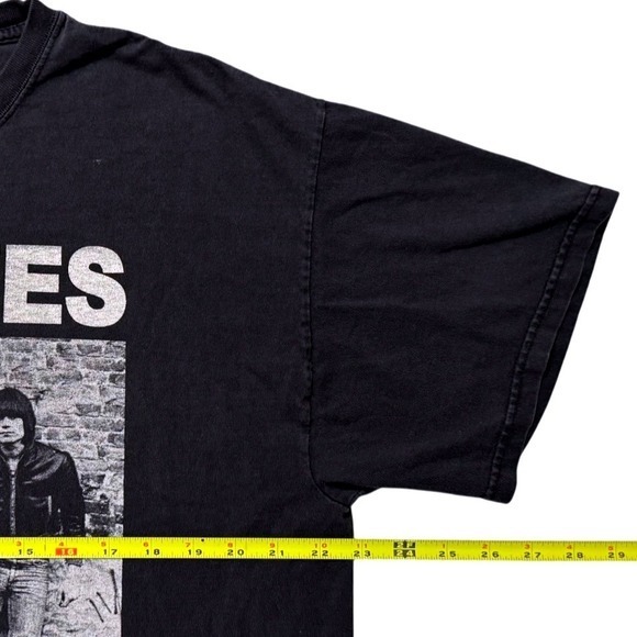 Vintage Ramones 1234 Band T Shirt Black Graphic Tee Punk Rock Concert Men's - XL - Picture 7 of 7